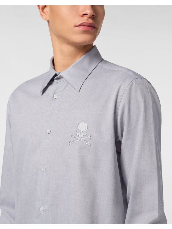 PHILIPP PLEIN PHILIPP PLEIN Koszula 25537 Beżowy Regular Fit