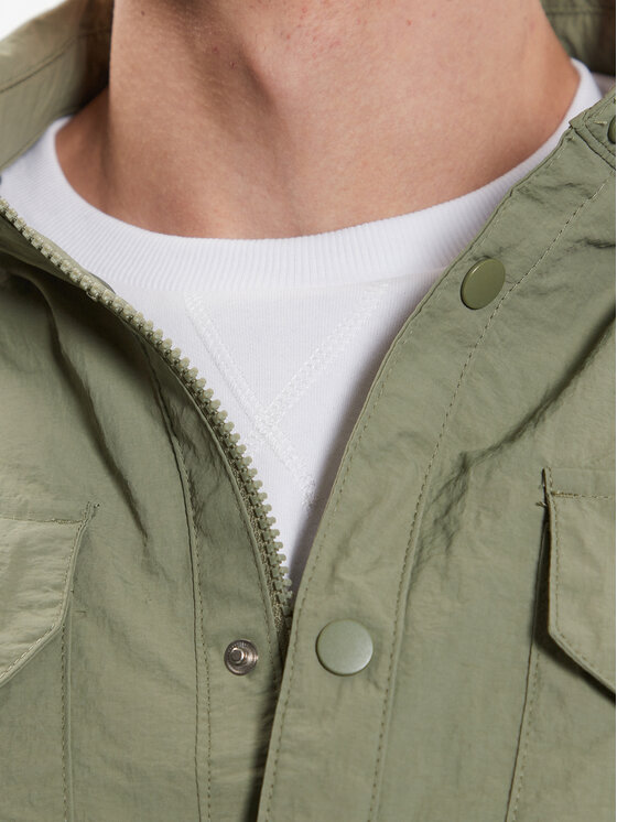 Brave Soul Brave Soul Prechodná bunda MJK-PEARSON Zelená Regular Fit