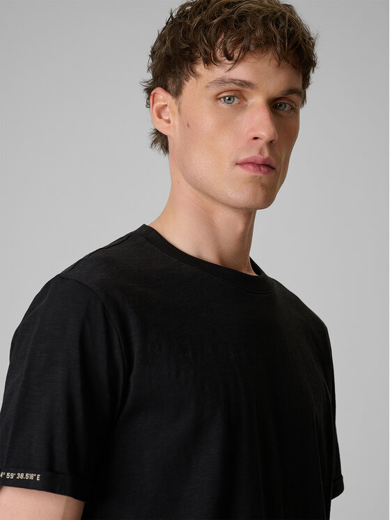 4F 4F T-Shirt TREKKING Czarny Regular Fit