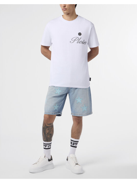 PHILIPP PLEIN PHILIPP PLEIN T-Shirt 29875 Biały Regular Fit