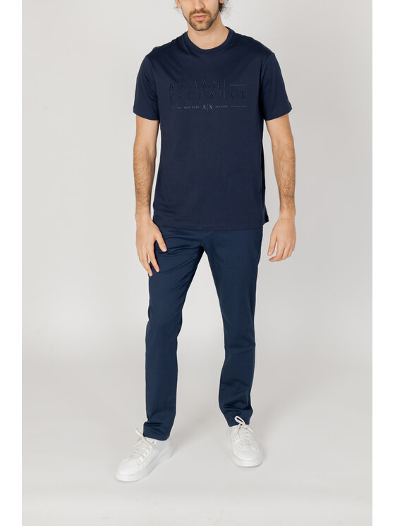 Armani Exchange Armani Exchange T-shirt 3DZTJC ZJBYZ Blu Shirt Fit