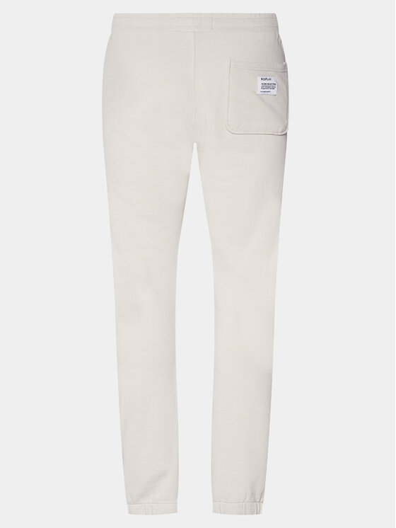 REPLAY Replay Spodnie dresowe M9993.000.23650P Beżowy Regular Fit