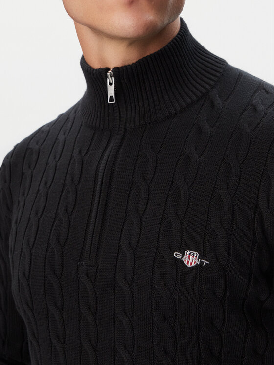 Gant Gant Svetr 8050603 Černá Regular Fit