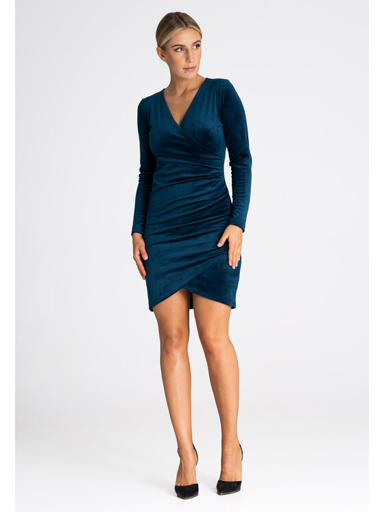 FIGL FIGLFIGL Vestito M963 Blu Regular Fit
