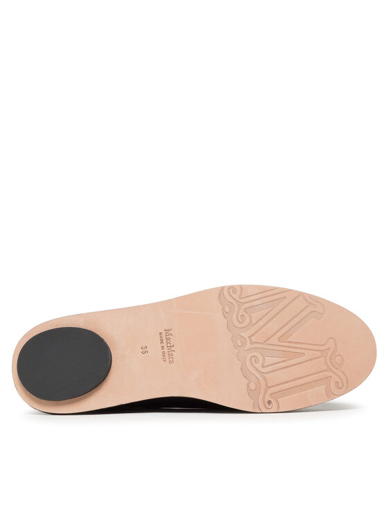 Max Mara Max Mara Сліпери Leen 45260127600 Чорний