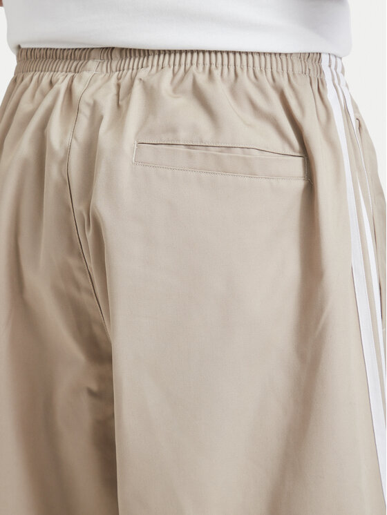 adidas adidas Παντελόνι φόρμας Adicolor Sst Cotton Twill Trousers KR1385 Μπεζ Relaxed Fit