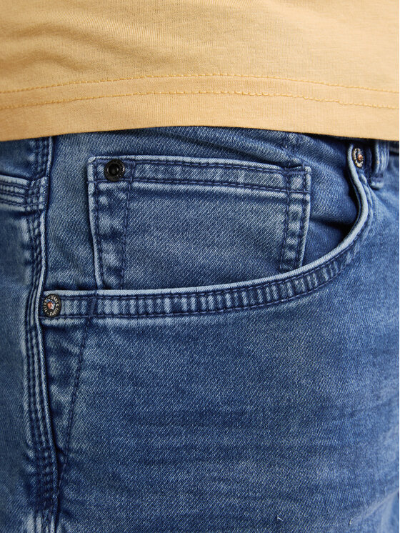 Petrol Industries Petrol Industries Pantaloni scurți de blugi M-ROS-SHO001 Albastru Slim Fit