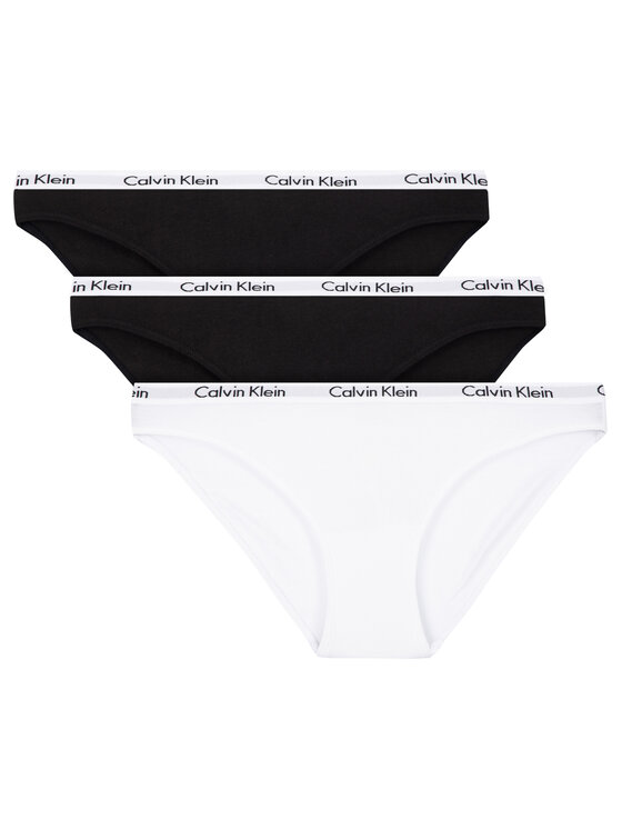 Calvin Klein Underwear Set 3 perechi de chiloți de damă clasici 000QD3588E Colorat