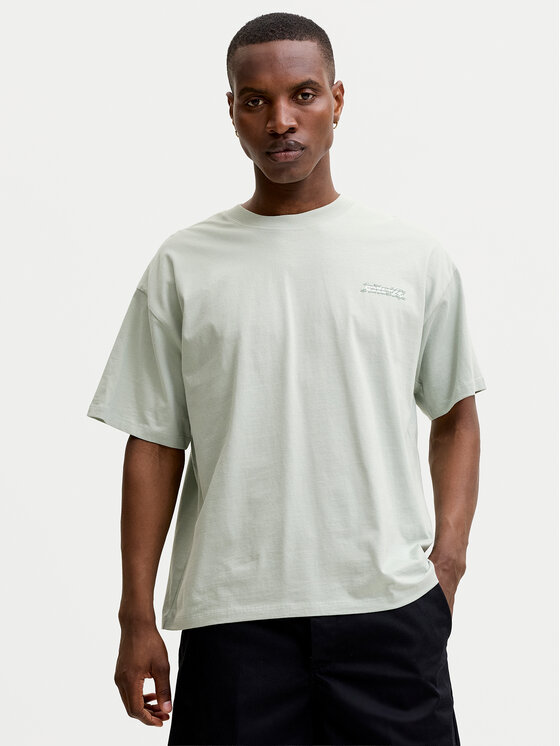Jack & Jones Jack & Jones Тишърт Eterna 12295544 Светлозелен Loose Fit