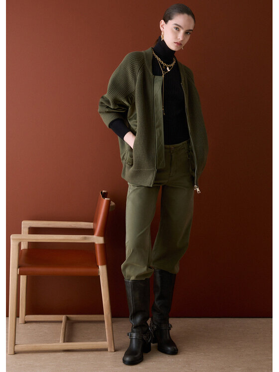 Liu Jo Liu Jo Pantaloni di tessuto WF6125T709A90510 Verde Regular Fit