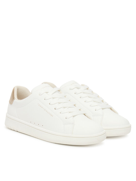 Tommy Hilfiger Tommy Hilfiger Snīkeri Low Cut Lace Up Sneaker T3A9-33976-1355 S Balts