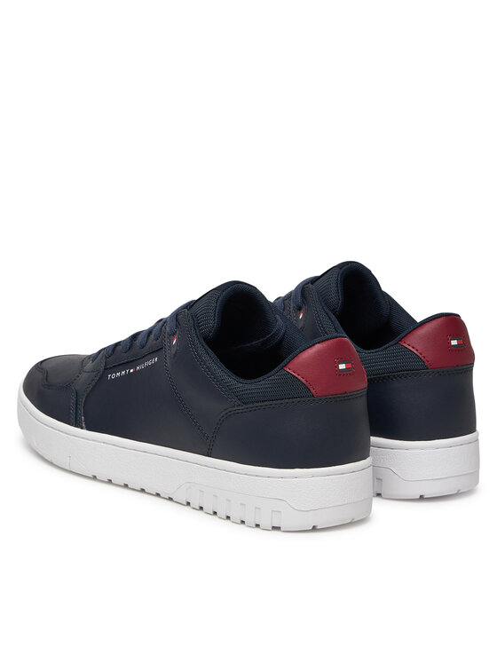 Tommy Hilfiger Tommy Hilfiger Sneakersy Basket Core Lite Lth Mix FM0FM05518 Granatowy