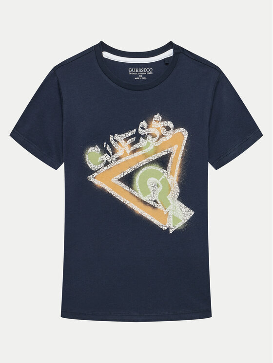 Guess Tricou L4GI05 K8HM4 Bleumarin Regular Fit