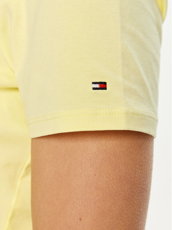 Tommy Hilfiger Tommy Hilfiger Marškinėliai 1985 WW0WW37877 Geltona Regular Fit