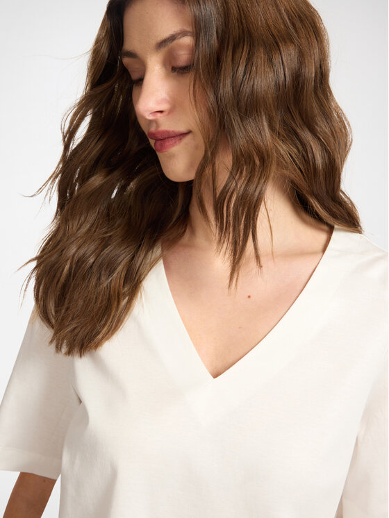 Elena Mirò Elena Mirò T-shirt G004Z000633N011 Bianco Regular Fit