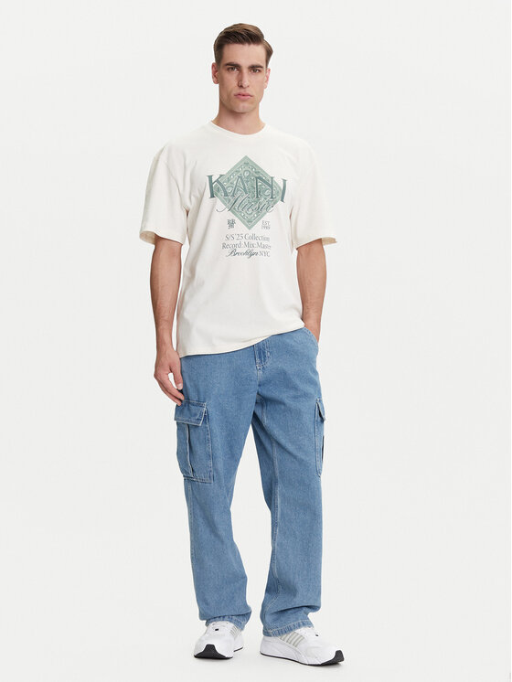 Karl Kani Karl Kani T-Shirt PD00005356 Biały Relaxed Fit