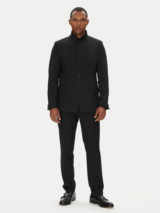 KARL LAGERFELD KARL LAGERFELD Kurtka przejściowa 155220 553037 Czarny Regular Fit