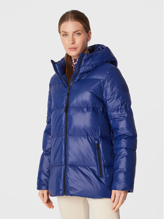 Tommy Hilfiger Tommy Hilfiger Μπουφάν χειμωνιάτικο Logo WW0WW36225 Σκούρο μπλε Regular Fit