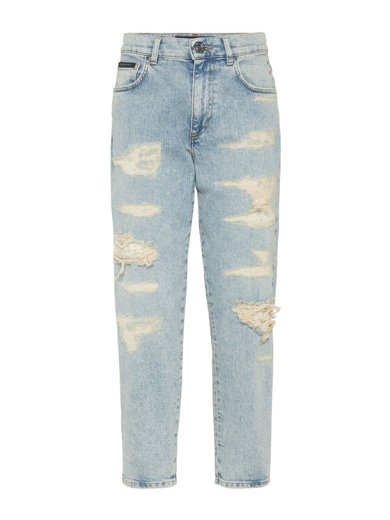 PHILIPP PLEIN PHILIPP PLEIN Jeansy 24351 Niebieski
