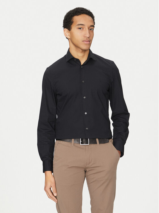 Marc O'Polo Marc O'Polo Košulja 520 72074 2256 Crna Regular Fit