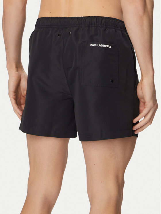 KARL LAGERFELD KARL LAGERFELD Plaukimo šortai B1M46011 Juoda Regular Fit