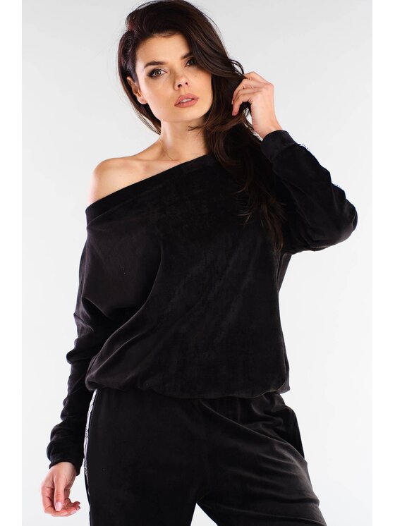 Bluza, rozmiar S/M, Czarny, A408