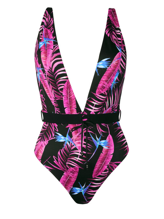 Miss Lou Miss Lou Costume da bagno ML023 Nero