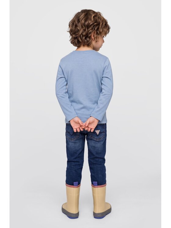 Guess Kids Guess Kids T-Shirt 185388 Niebieski Classic Fit