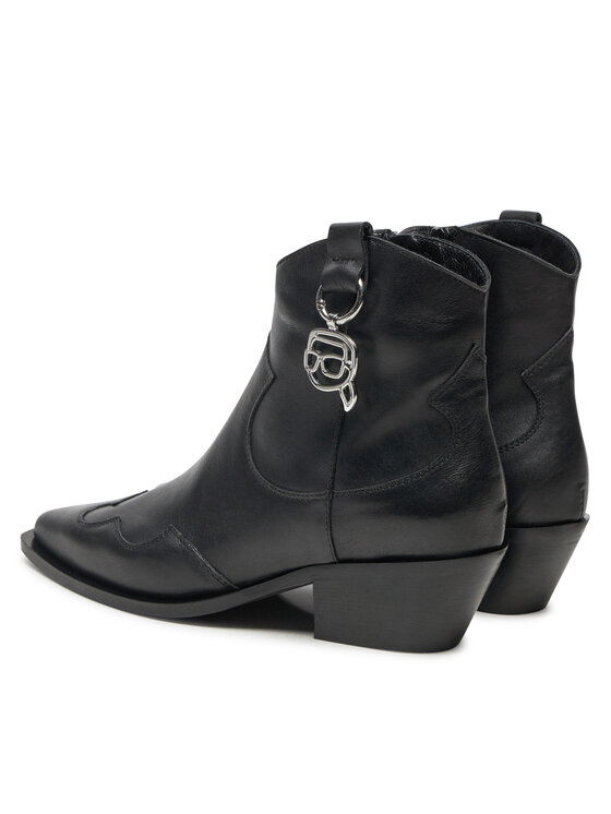 KARL LAGERFELD KARL LAGERFELD Botine Kansas KL33265 Negru