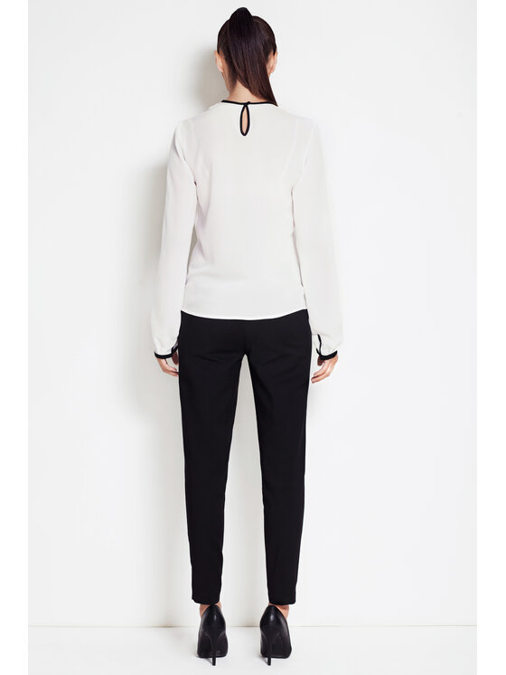 Awama Awama Blúzka A047 Écru Basic Fit