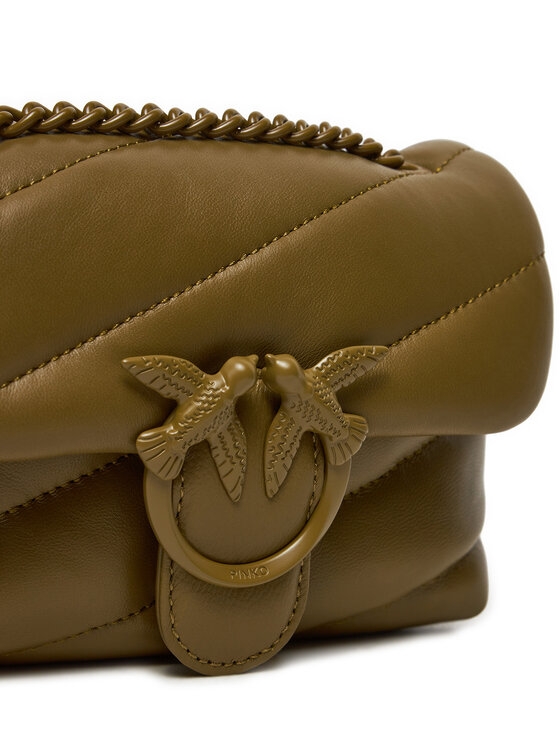 PINKO Pinko Дамска чанта Love Puff Baby Cl AI 24-25 PLTT 100040 A1JO Кафяв