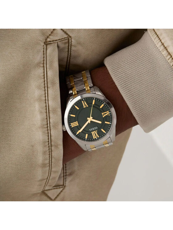 Guess Guess Hodinky GW0893G1 Stříbrná