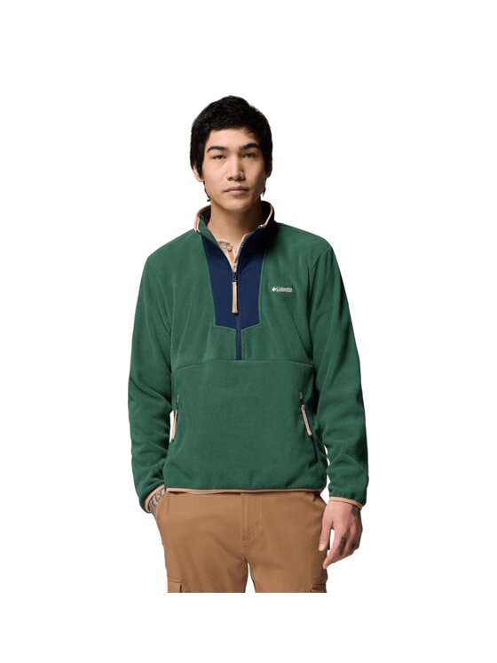 Columbia Columbia Polar Sequoia Grove Half Zip Fleece 2095901375 Zielony Regular Fit