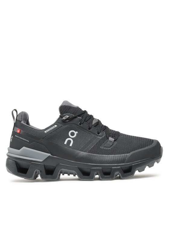 On On Trekingová obuv Cloudwander Waterproof 73.98602 Černá