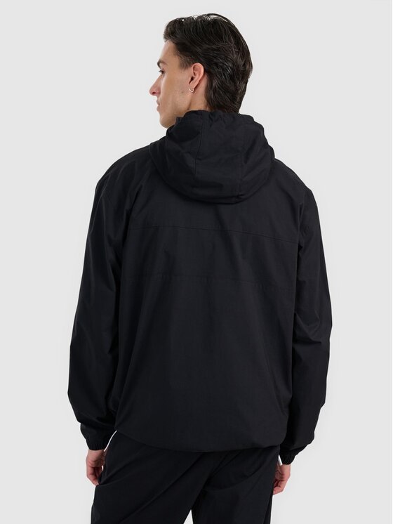 4F 4F Bunda pro přechodné období 4FRAW25TSWSM2460-20S Černá Regular Fit