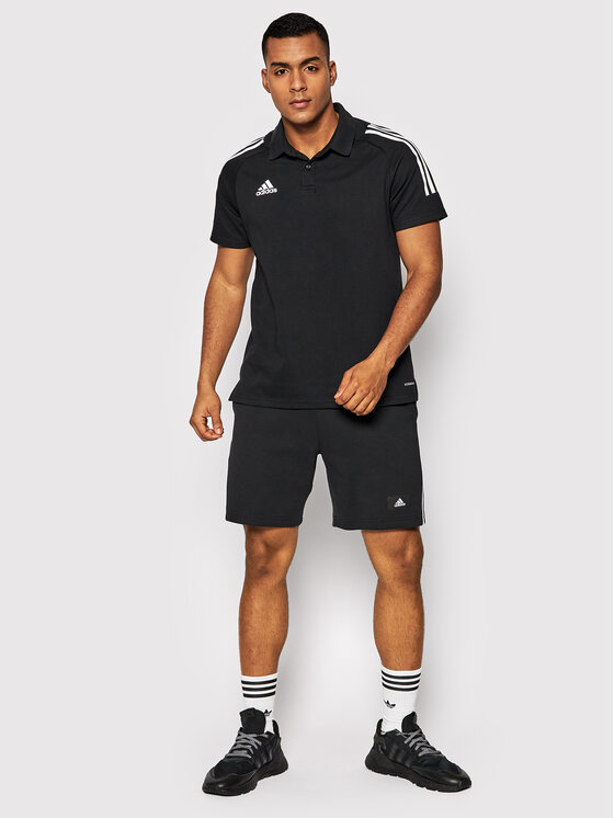 adidas Polokošeľa Condivo ED9249 Čierna Regular Fit • Modivo.sk