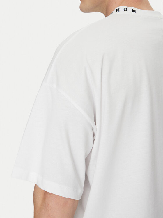 Richmond X Richmond X T-Shirt Bani UMA24058TS Biały Regular Fit