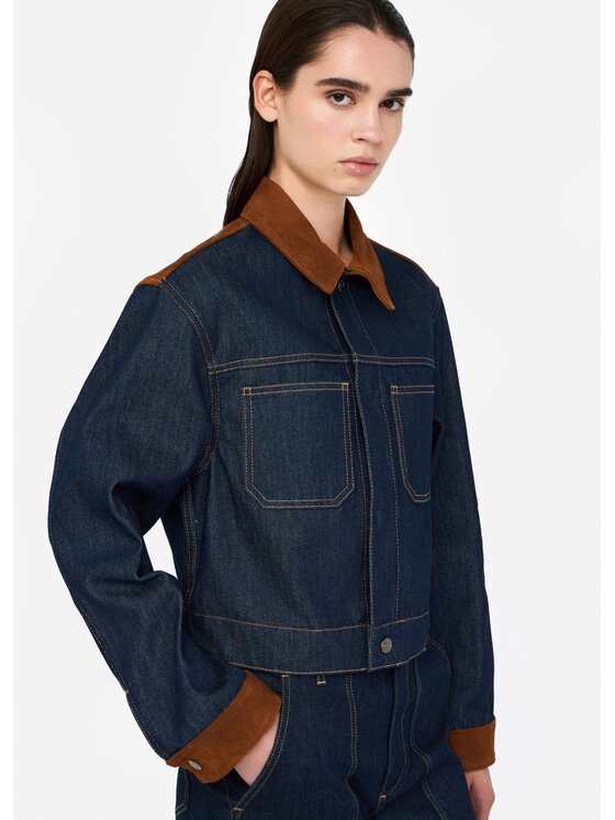 Liu Jo Liu Jo Giacca di jeans UF5084DS07377000 Celeste Regular Fit