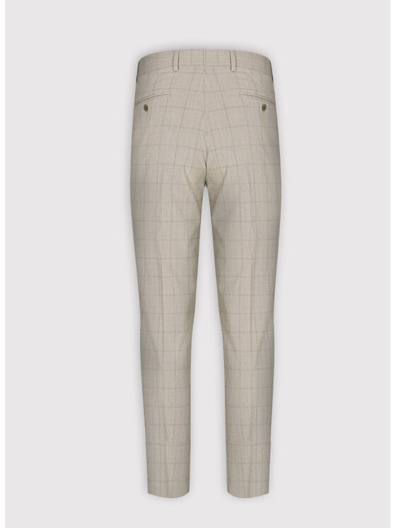 Pako Lorente Pako Lorente Spodnie garniturowe P26SF-6G-040 Beżowy Slim Fit