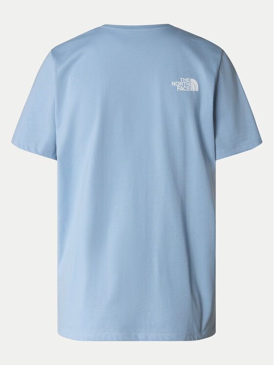 The North Face The North Face Koszulka techniczna Foundation Traces NF0A882U Niebieski Regular Fit