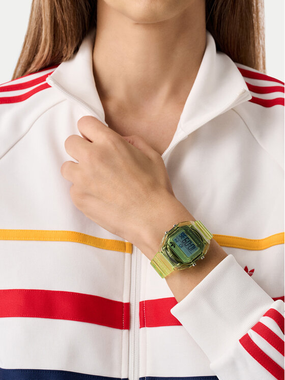 adidas adidas Pulkstenis AO Street Digital Two Crystal AOST25538 Zaļš