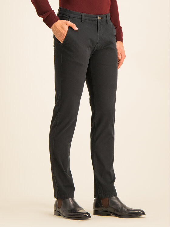 Bugatti Bugatti Stoffhose 4819 26225 Schwarz Modern Fit