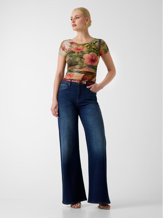 Guess Guess Top 182759 Kolorowy Classic Fit