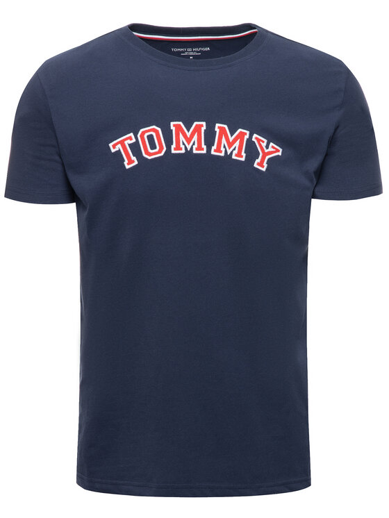 Tommy Hilfiger Tommy Hilfiger Póló Cn Ss Logo UM0UM01623 Sötétkék Regular Fit