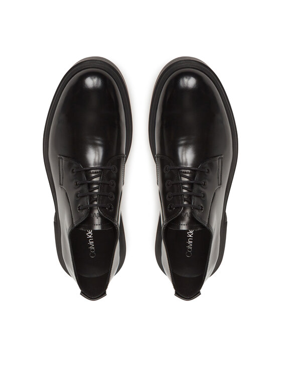 Calvin Klein Calvin Klein Pantofi Postman Derby HM0HM01838 Negru
