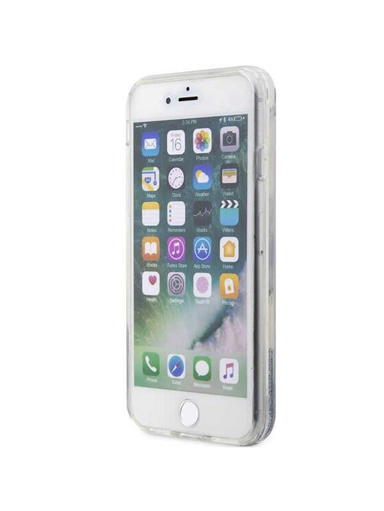 KARL LAGERFELD KARL LAGERFELD Etui na telefon iPhone 7/8/SE 2020 Srebrny