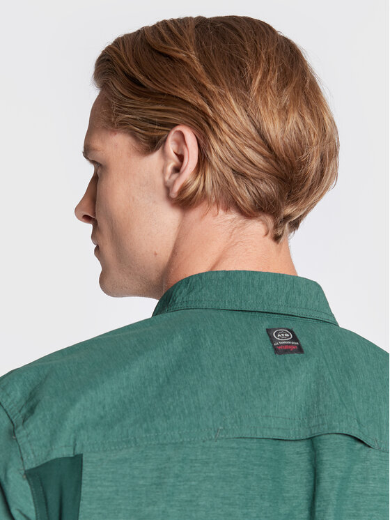 Wrangler Wrangler Koszula WA5BEHG50 112324305 Zielony Regular Fit
