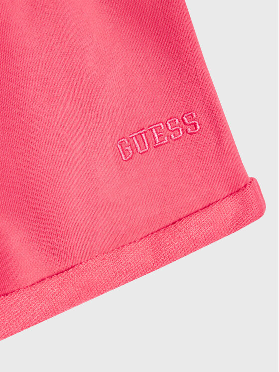 Guess Guess Kratke hlače J3GD02 KA6R3 Ružičasta Regular Fit