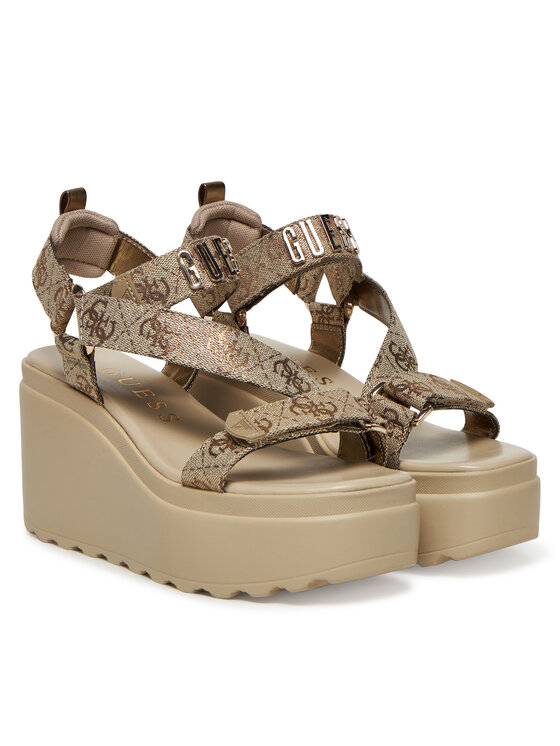 Guess Guess Sandale FLJOCI LEL03 Auriu