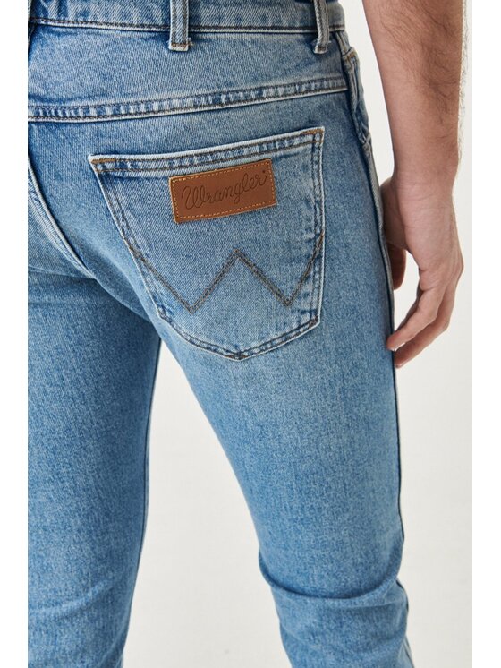 Wrangler Wrangler Jeansy BRYSON Niebieski Skinny Fit